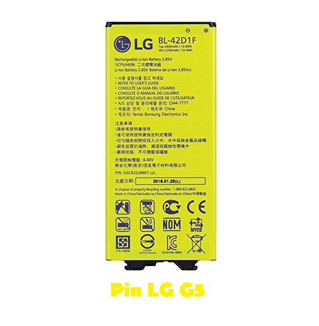 Pin LG G5 BL-42D1F