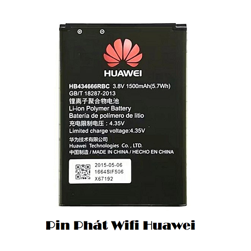 Pin Huawei HB434666RBC 1500 mAh Bộ Phát Wifi 4G 3G