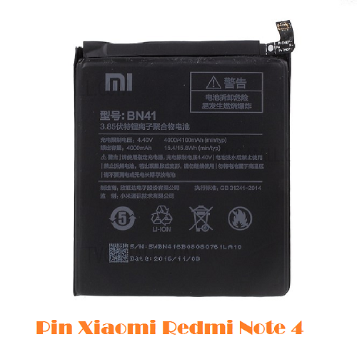 Pin Xiaomi Redmi Note 4