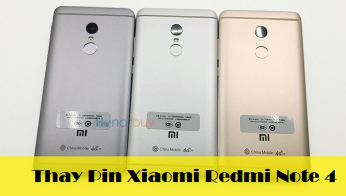 Thay Pin Xiaomi Redmi Note 4
