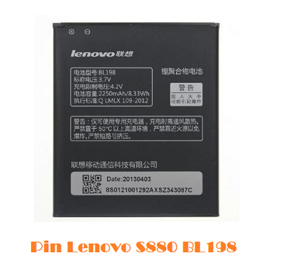 Pin Lenovo K860 BL198