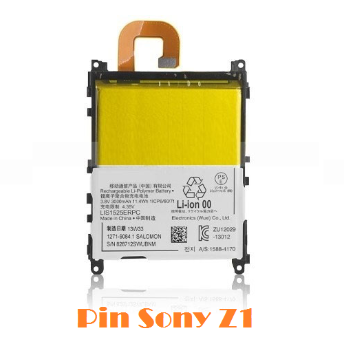 Pin Sony Z1