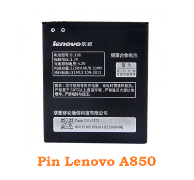 Pin Lenovo A850 BL198 2250mAh