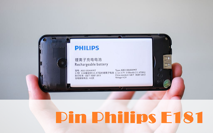 Pin Điện Thoại Philips E181
