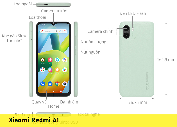 Sửa Xiaomi Redmi A1