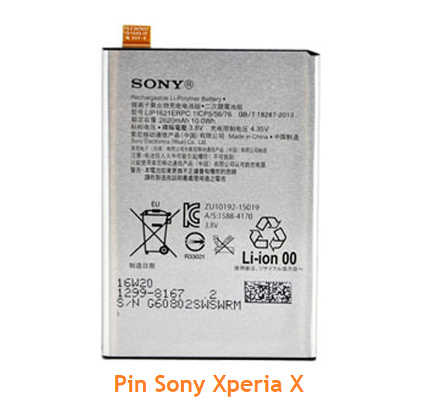 Pin Sony Xperia X