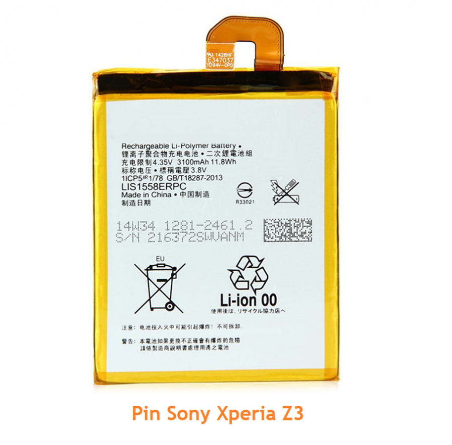 Pin Sony Xperia Z3
