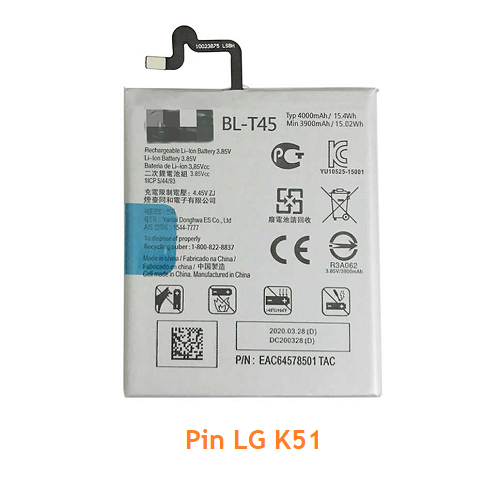 Pin LG K51