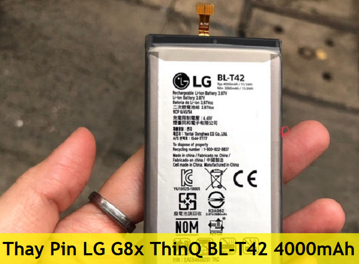 Thay Pin LG G8x ThinQ BL-T42 4000mAh