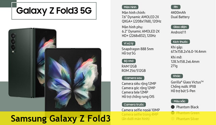 Main Samsung Galaxy Z Fold3