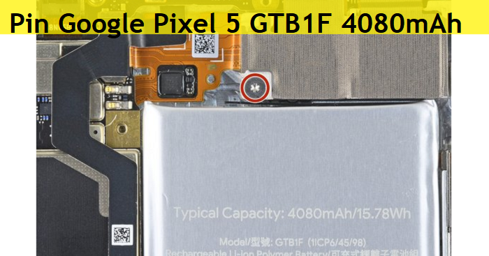 Pin Google Pixel 5 GTB1F 4080mAh