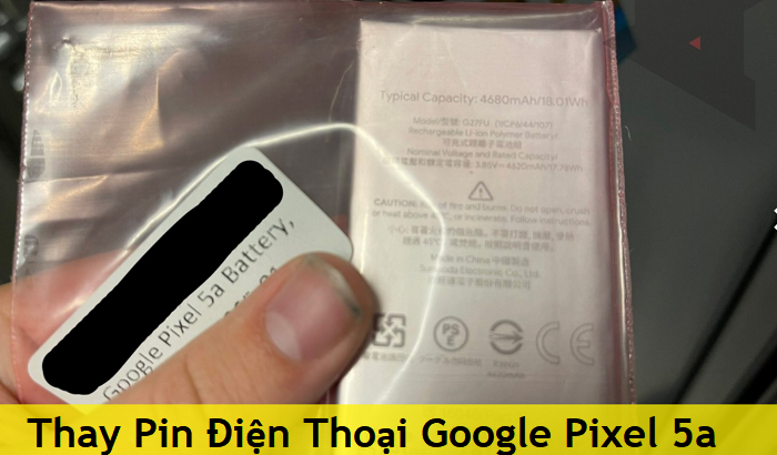 Thay Pin Điện Thoại Google Pixel 5