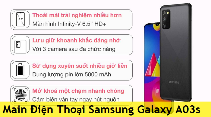 Main Điện Thoại Samsung Galaxy A03s