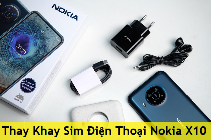 Thay Khay Sim Điện Thoại Nokia X10
