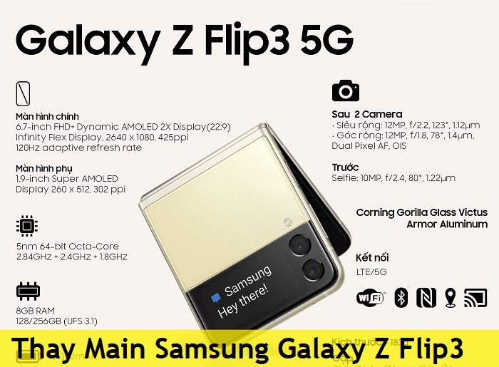 Thay Main Samsung Galaxy Z Flip3
