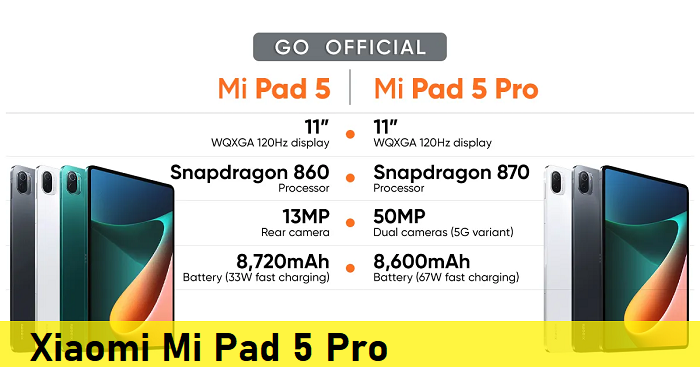 Sửa máy tính bảng Xiaomi Mi Pad 5 Pro