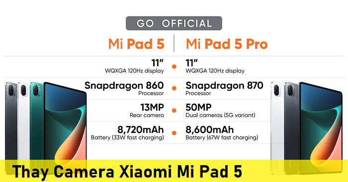 Thay Camera Xiaomi Mi Pad 5