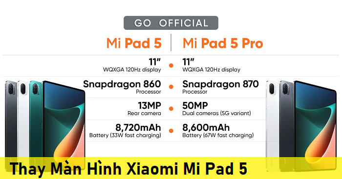 Thay Màn Hình Xiaomi Mi Pad 5