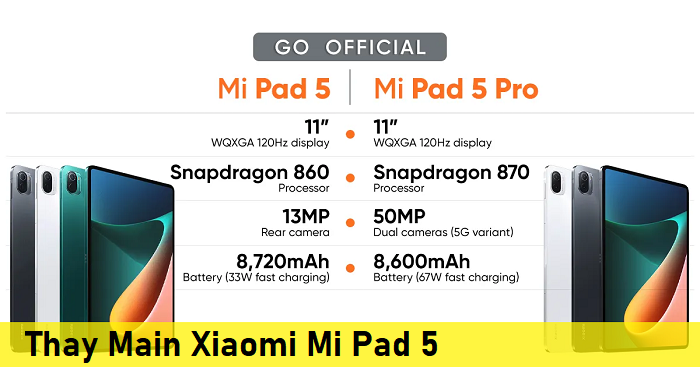Thay Main Xiaomi Mi Pad 5