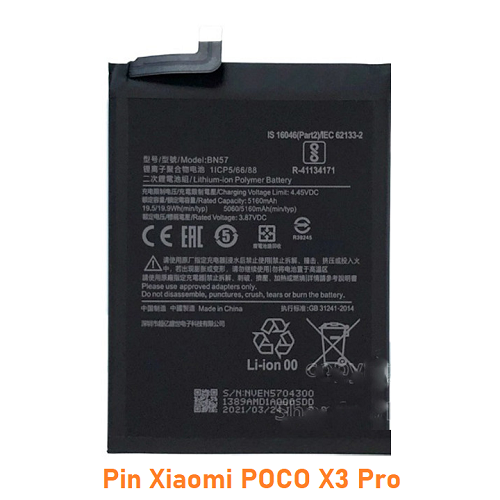Pin Xiaomi POCO X3 Pro BN57 5160 mAH