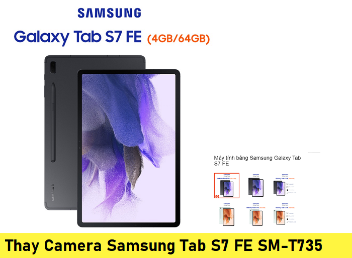 Thay Camera Samsung Tab S7 FE SM-T735