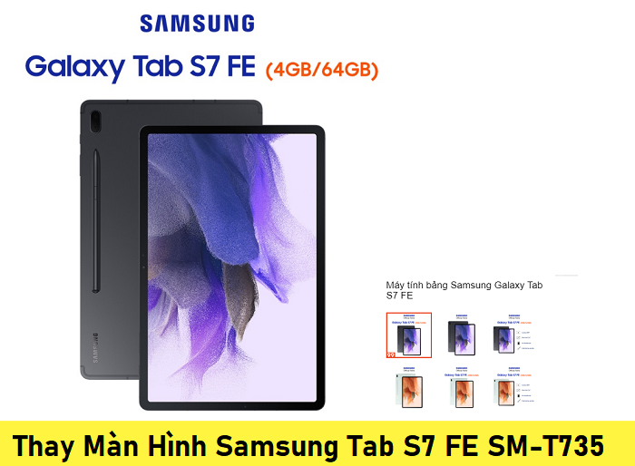 Thay Màn Hình Samsung Tab S7 FE SM-T735