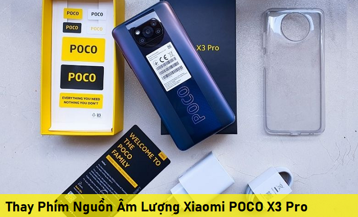 Thay Phím Nguồn Âm Lượng Xiaomi POCO X3 Pro