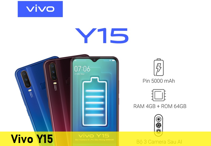 Sửa điện thoại Vivo Y15