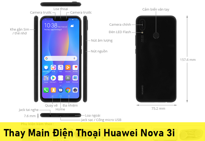 thay main điện thoại Huawei Nova 3i