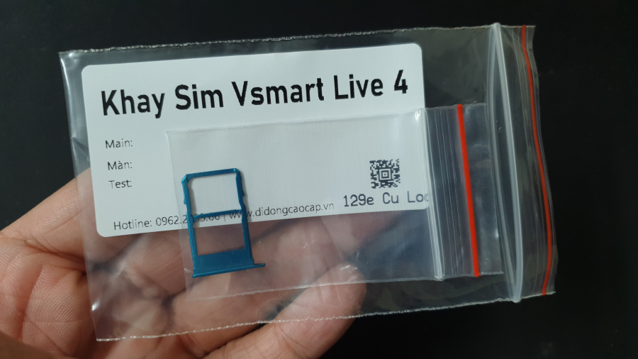 khay sim điện thoại Vsmart Live 4