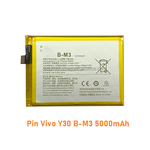 Pin Vivo Y30 B-M3 5000mAh