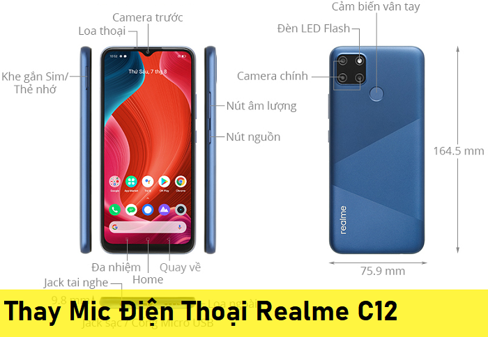 Thay Mic Điện Thoại Realme C12