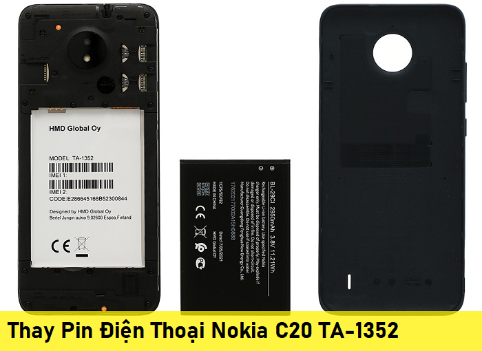 Thay Pin Điện Thoại Nokia C20 TA-1352