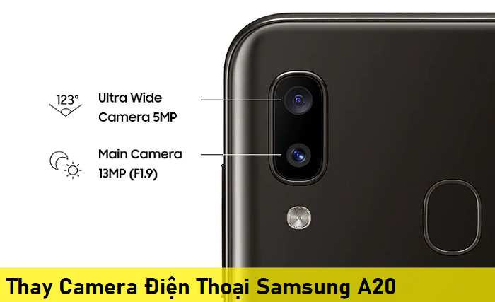 Thay Camera Điện Thoại Samsung A20