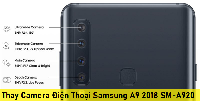 Thay Camera Điện Thoại Samsung A9 2018 SM-A920