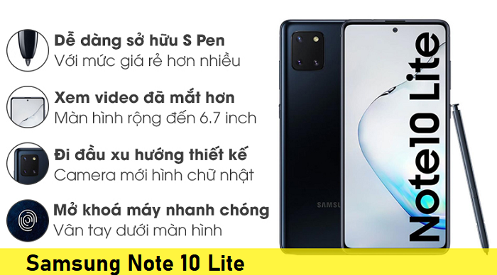 Sửa chữa Samsung Note 10 Lite