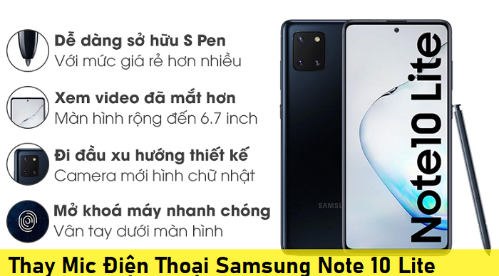 Thay Mic Điện Thoại Samsung Note 10 Lite