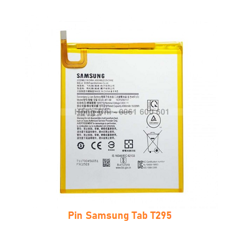 Pin Samsung Tab T295