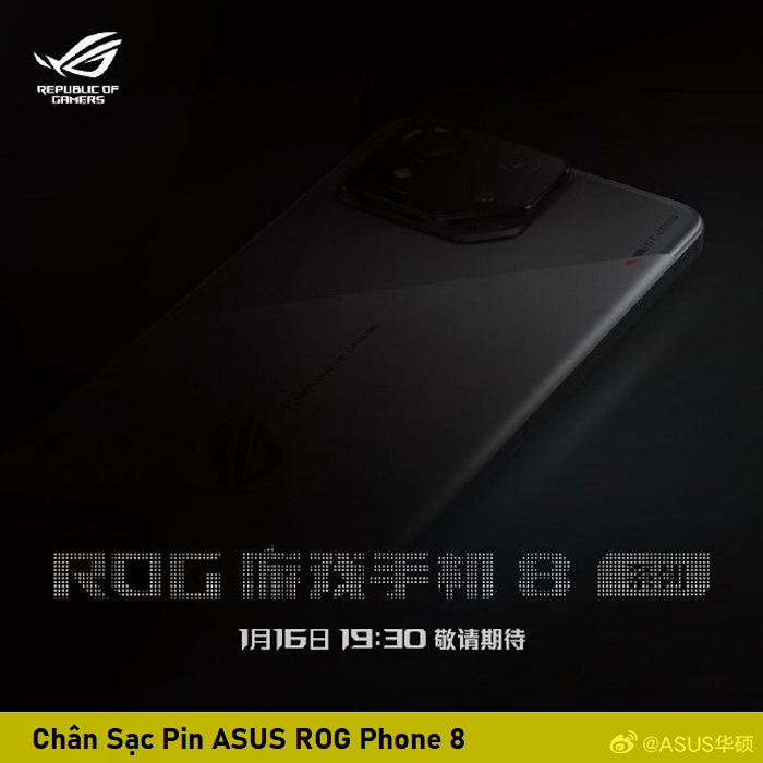 Chân Sạc Pin ASUS ROG Phone 8