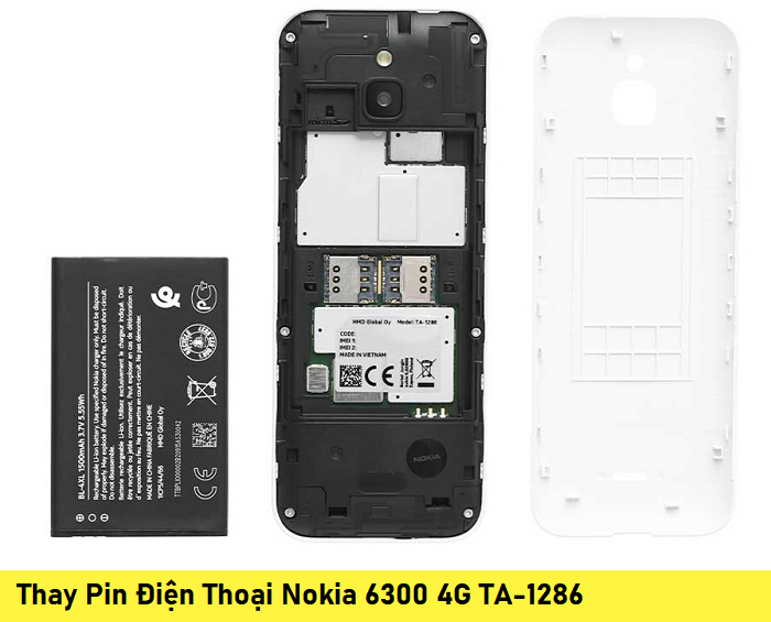 Thay Pin Điện Thoại Nokia 6300 4G TA-1286