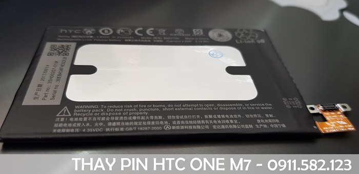 Thay Pin HTC One M7