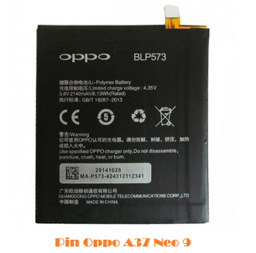 Pin Oppo Neo 9 A37
