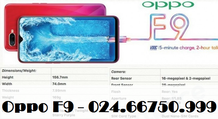 Thay Vỏ Oppo F9