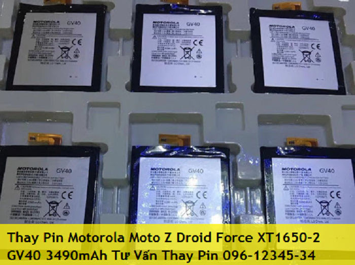 Thay Pin Motorola Moto Z Droid Force XT1650-2 GV40 3490mAh