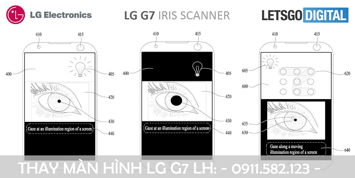 Thay màn hình cảm ứng điện thoại LG G7