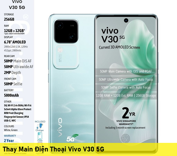 Thay Main Điện Thoại Vivo V30 5G