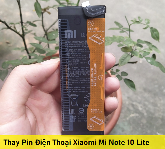 Thay Pin Điện Thoại Xiaomi Mi Note 10 Lite