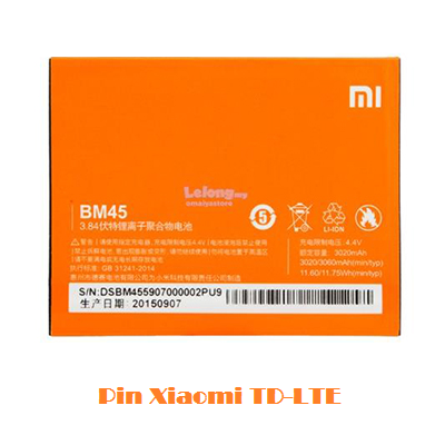 Pin Xiaomi TD-LTE BM45 3020mAh