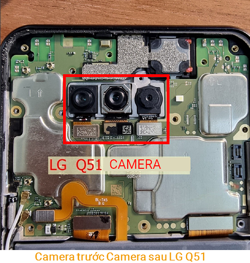 Camera trước Camera sau LG Q51