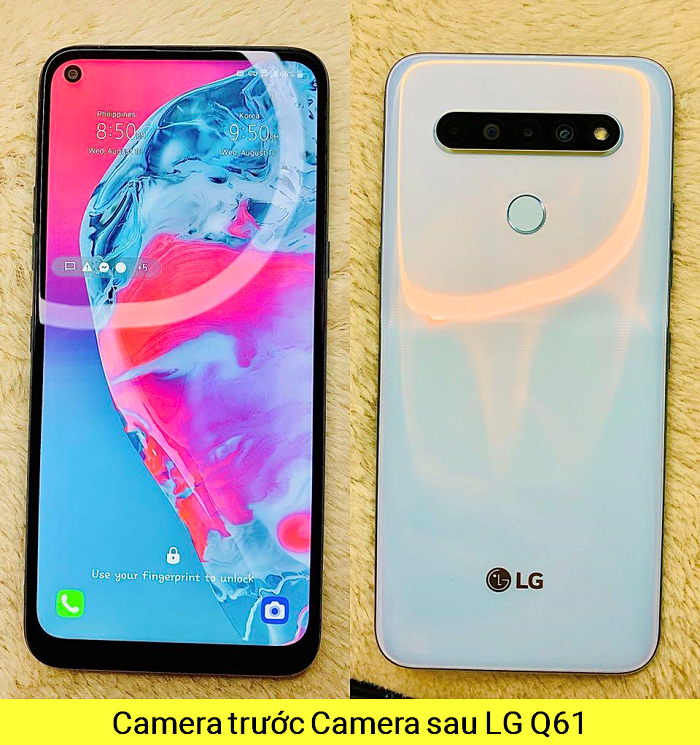 Camera Trước Camera sau LG Q61